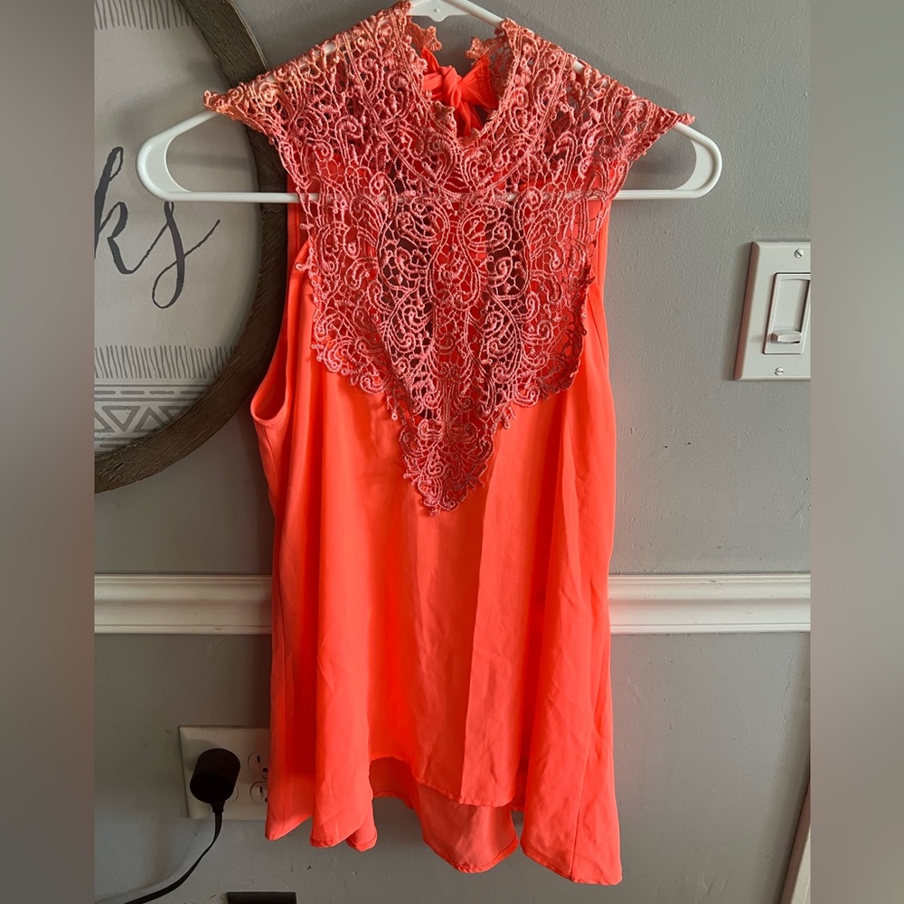 Lace detailed blouse
